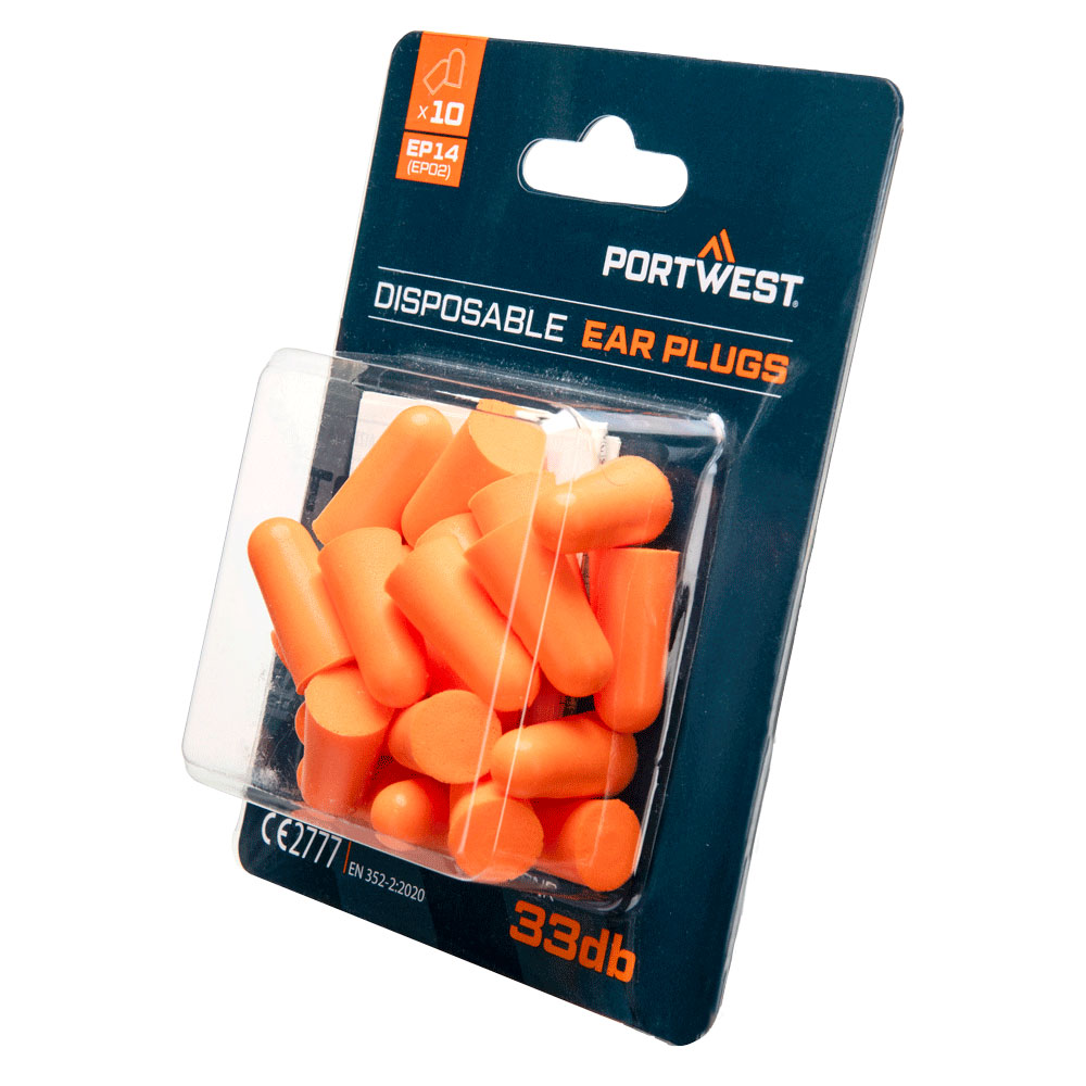 PU Foam Ear Plugs (10 Pairs)